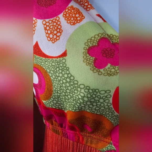 🌸 Boho Chic Floral & Fringe Crop Top - M 🌸 - Picture 6 of 16